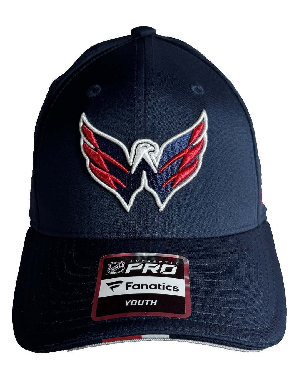 Washington Capitals NHL Fanatics "Authentic Pro" Youth Hat  NEW